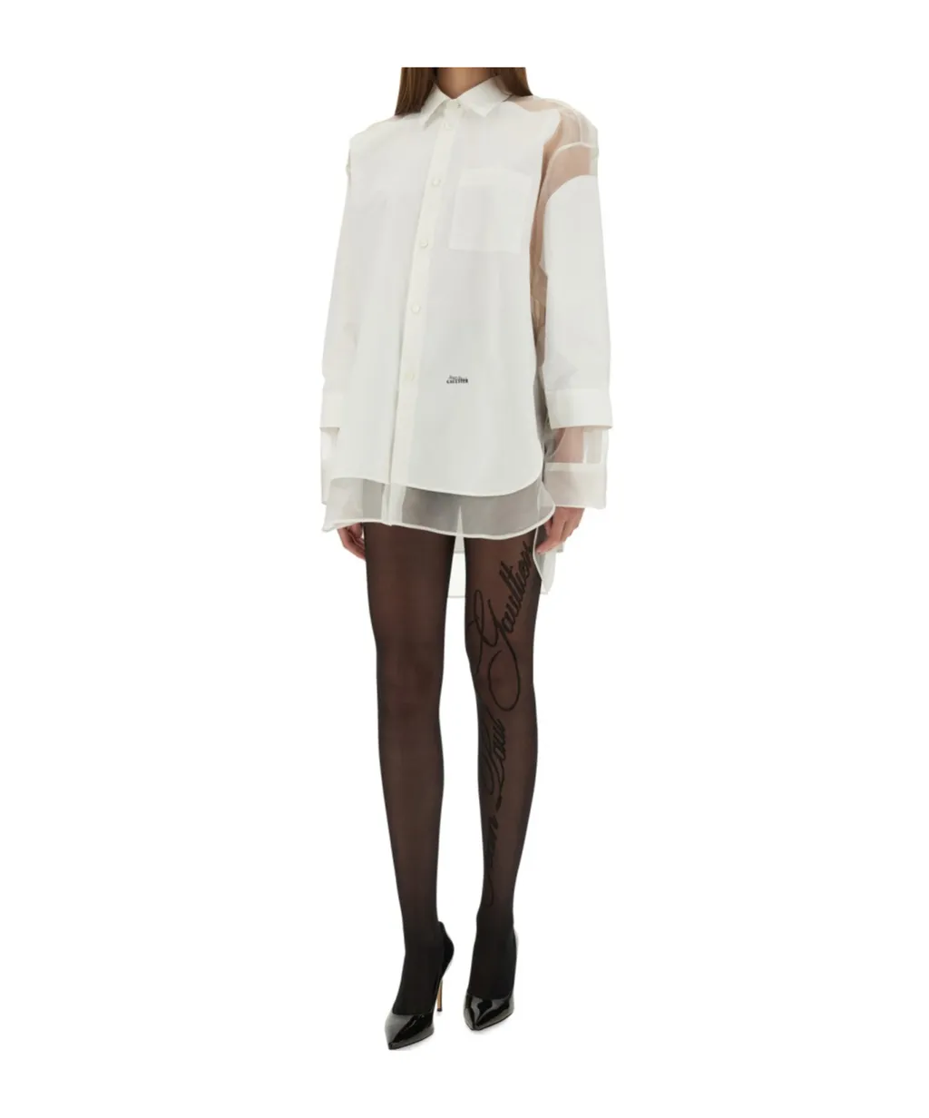 Jean Paul Gaultier Logo Printed Shirt