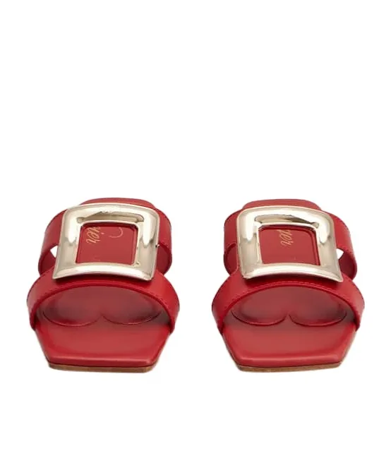 Viv' By The Sea Mules In Leather