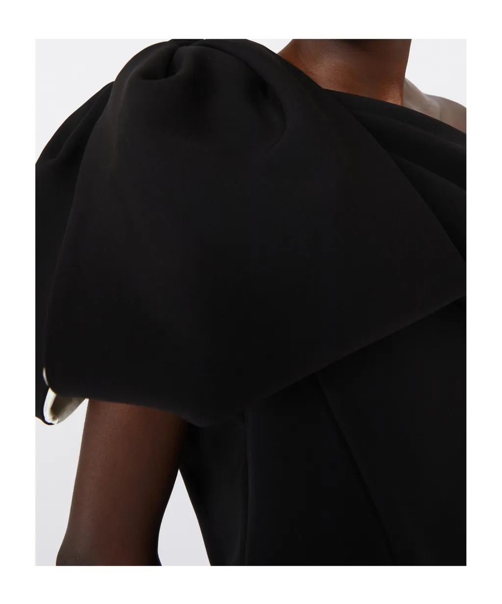 Max Mara Pianoforte Bow Detailed Mini Dress