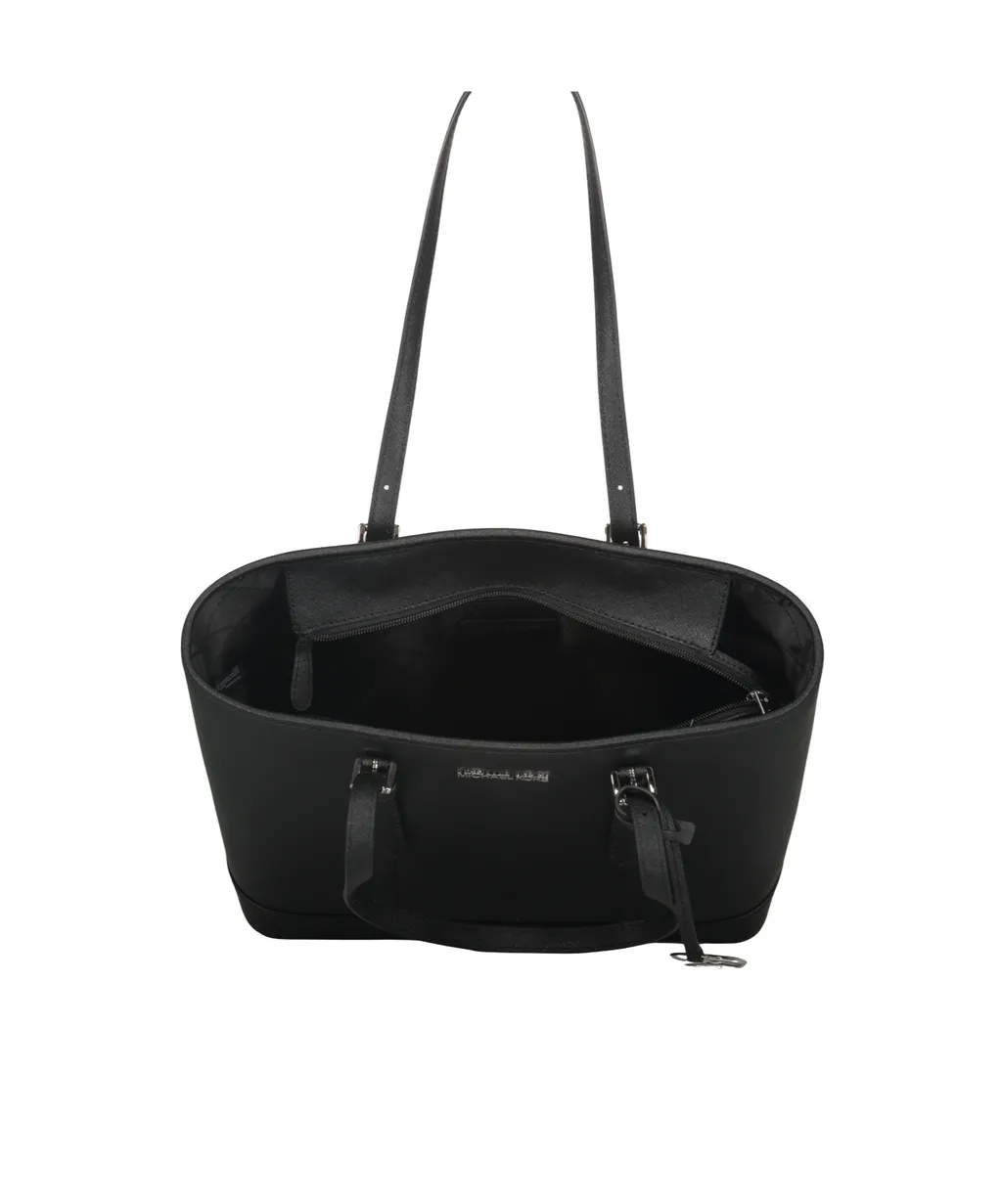 Jet Set Leather Tote Bag