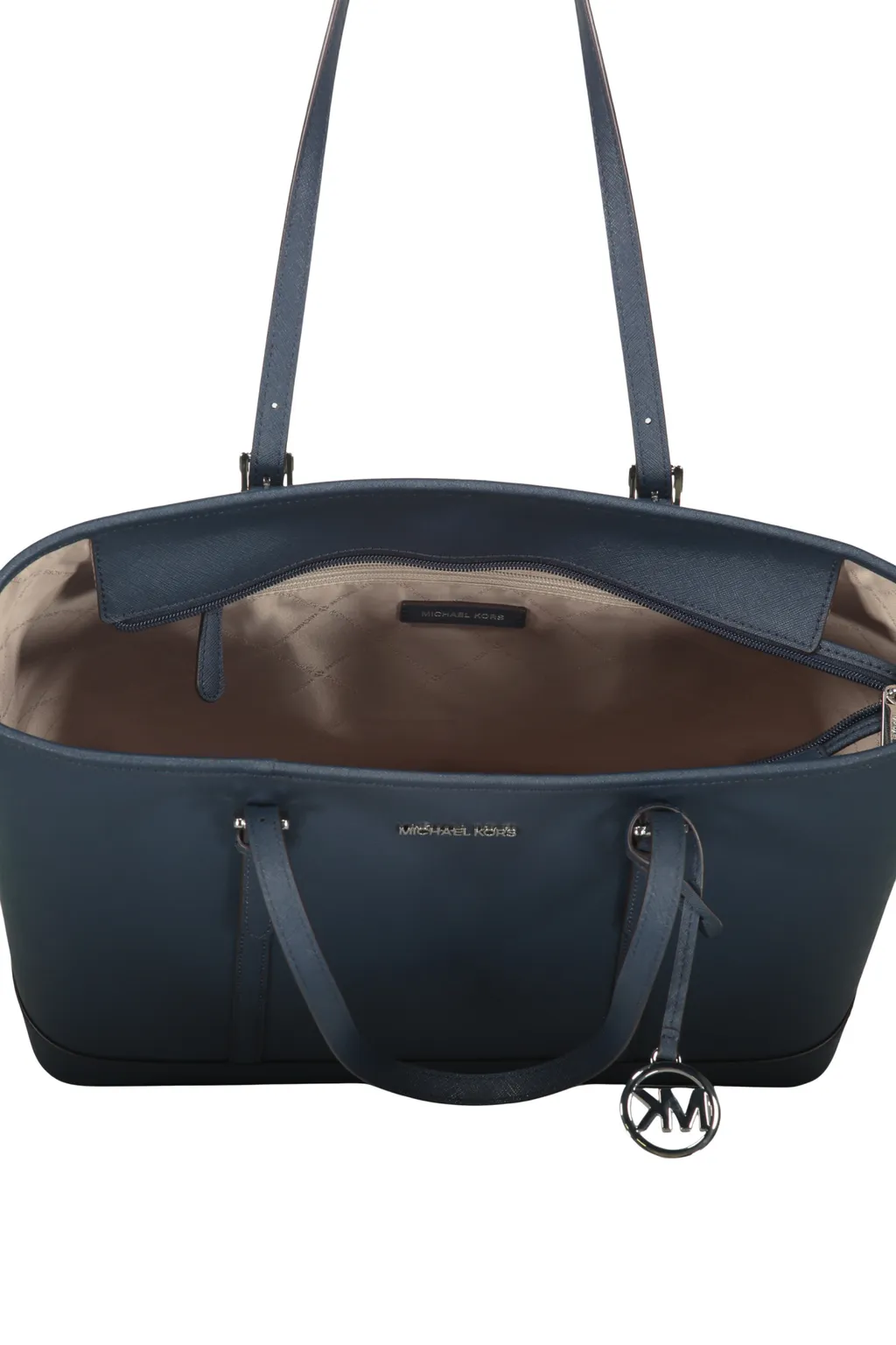 Jet Set Leather Buckle Tote Bag