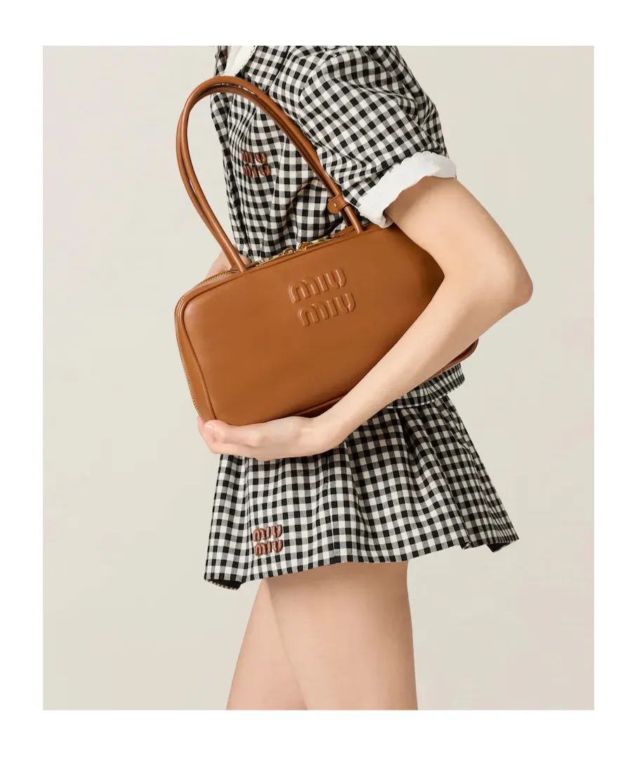 Miu Miu Checked Mini Skirt