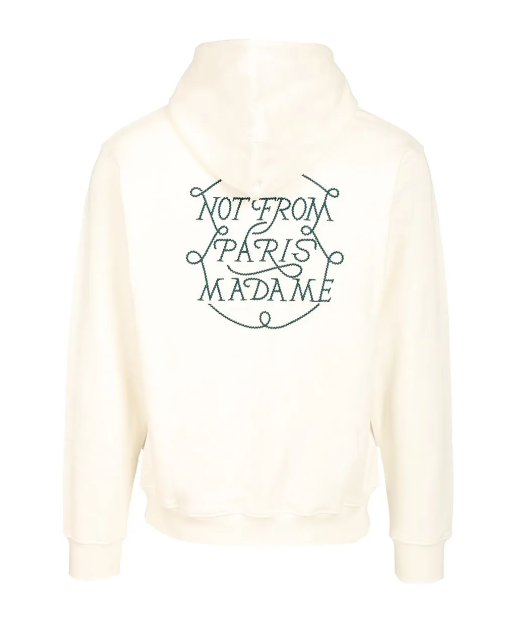 DrÔLe De Monsieur Slogan Drawstring Hoodie