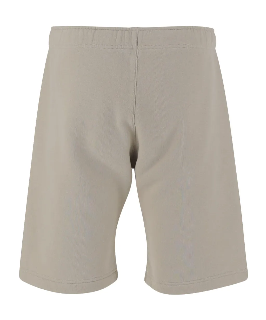 Elasticated-Waistband Logo-Patch Shorts