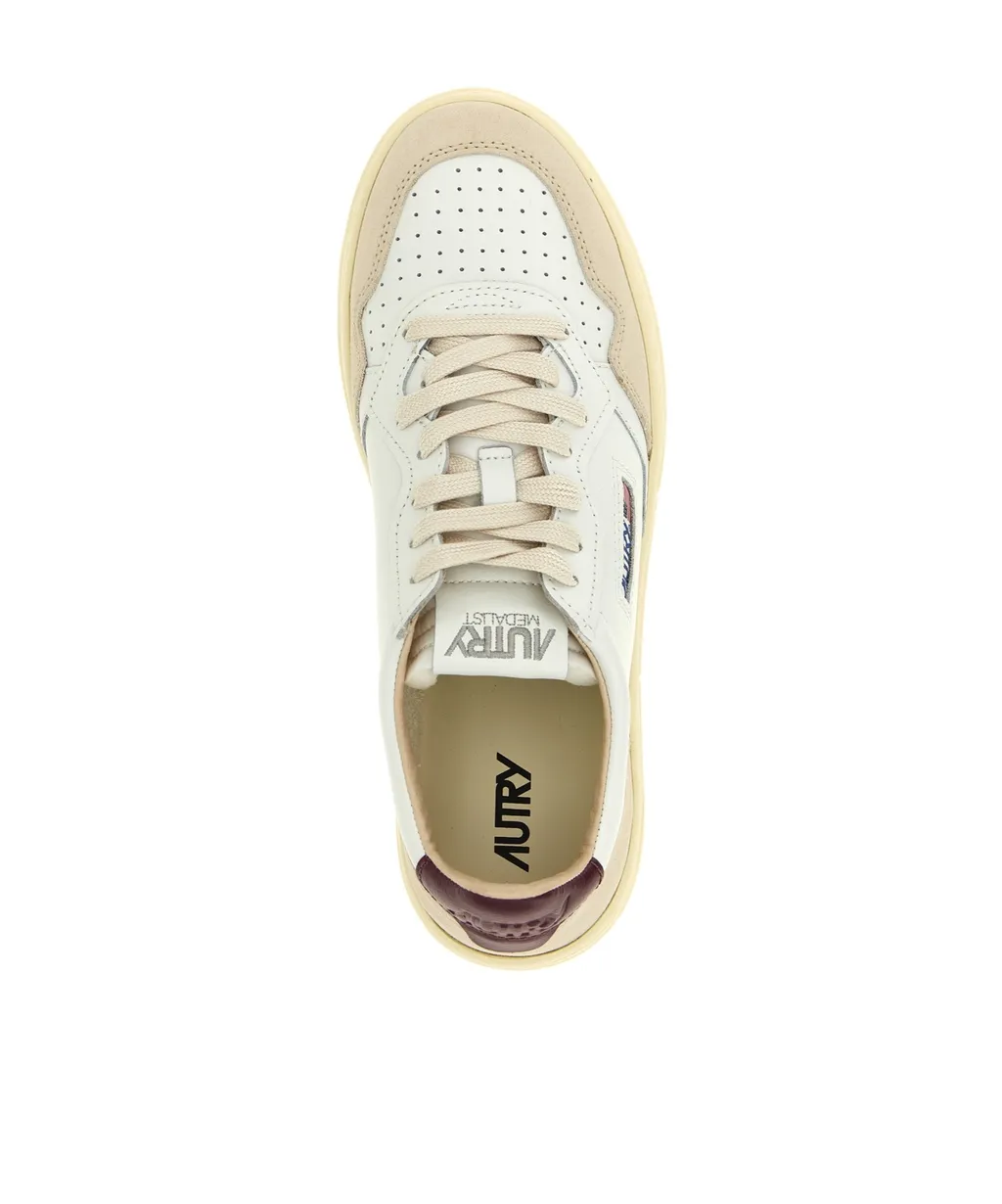 Medalist Leather Suede Sneakers