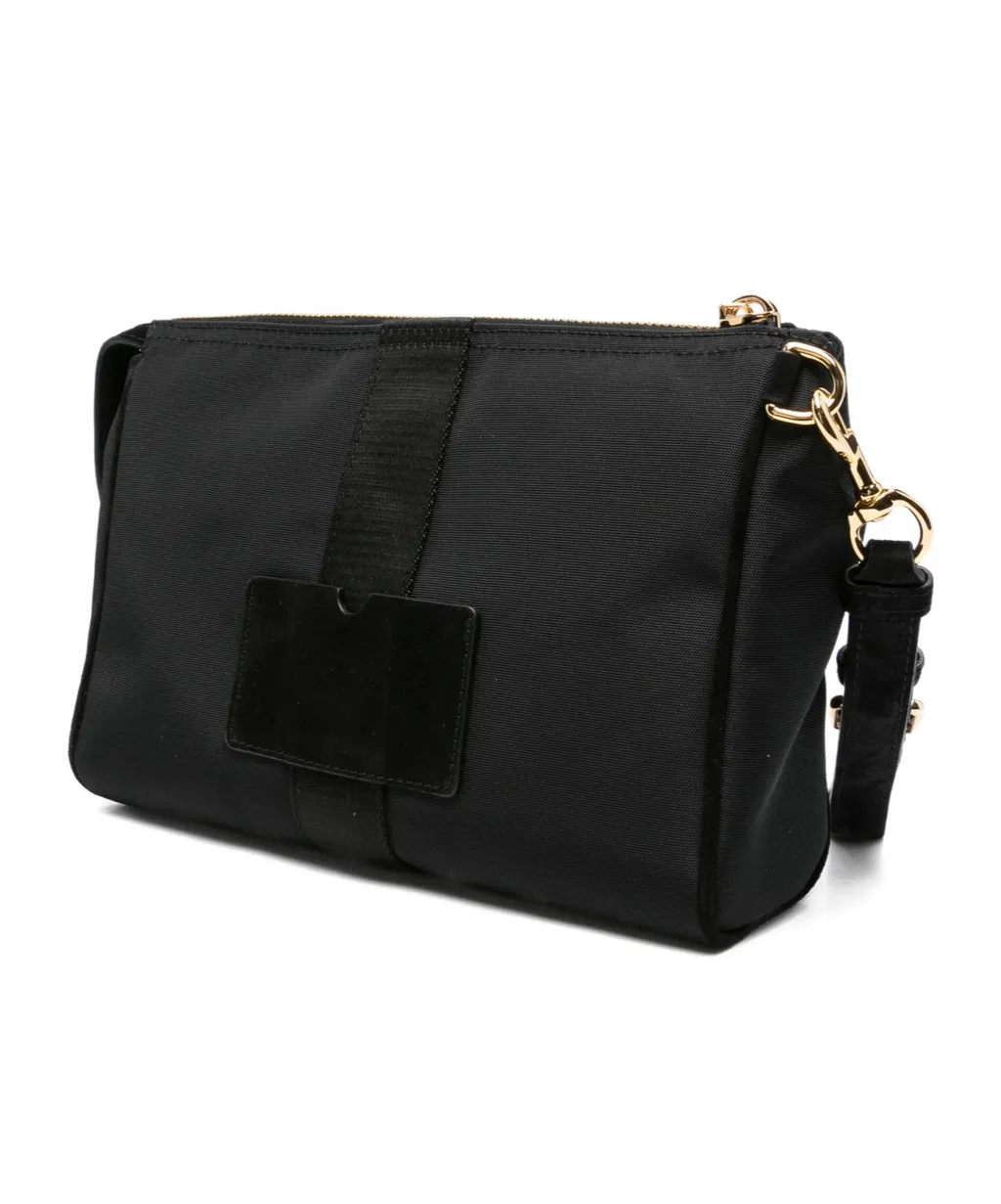 Logo-Plaque Clutch Bag