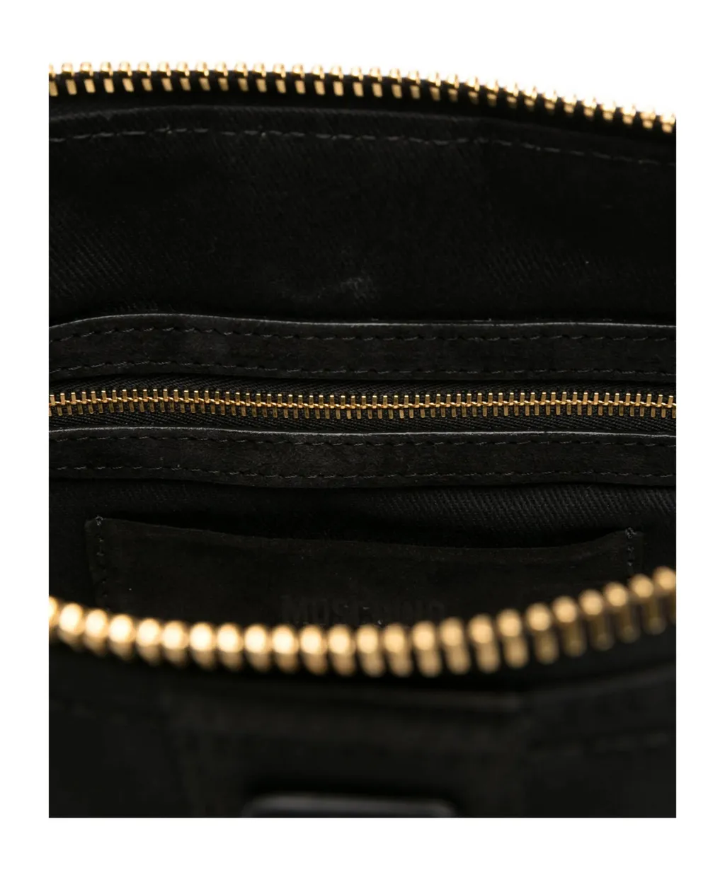 Logo-Plaque Clutch Bag