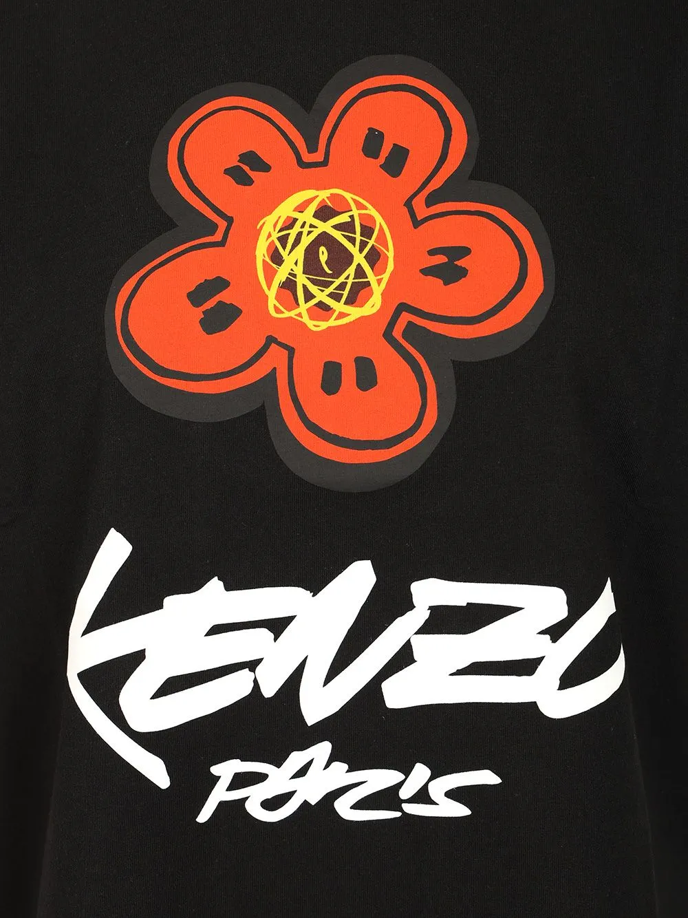 Kenzo Logo Printed Crewneck T-Shirt