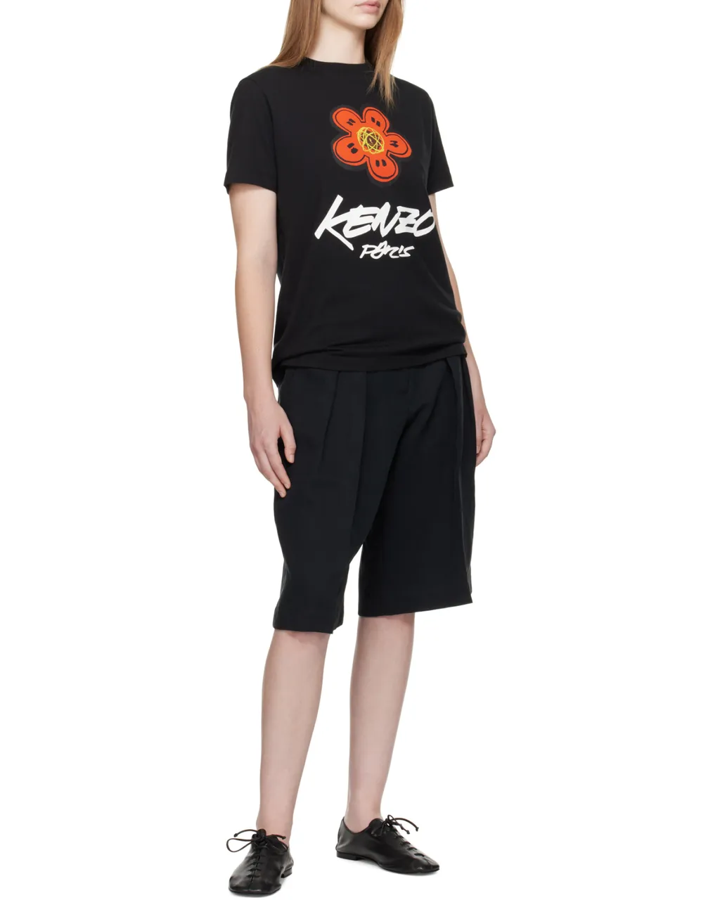 Kenzo Logo Printed Crewneck T-Shirt
