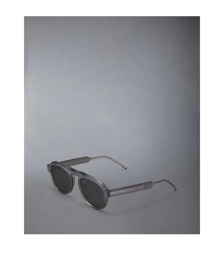 Pilot-Frame Tinted Sunglasses