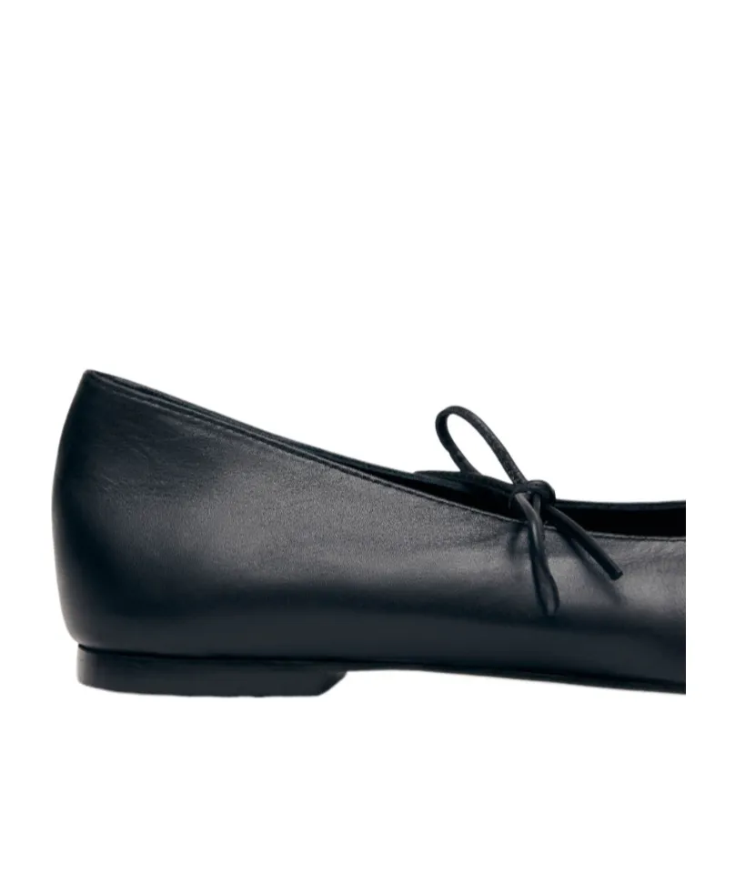 Square-Toe Ballet Flats