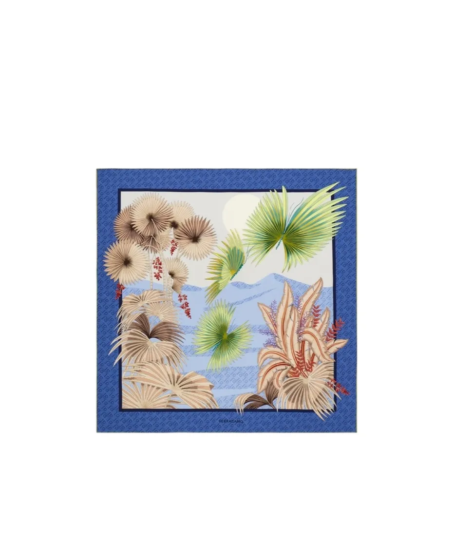 Ferragamo Dure Printed Scarf