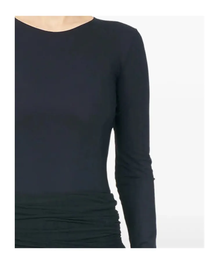 Mm6 Maison Margiela Mid-Rise Pleated Midi Skirt