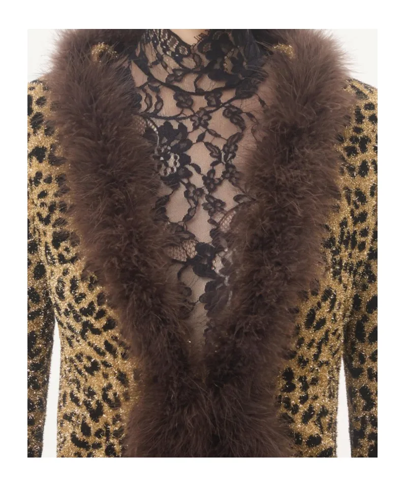Valentino Lace Detailed Mock Neck Bodysuit