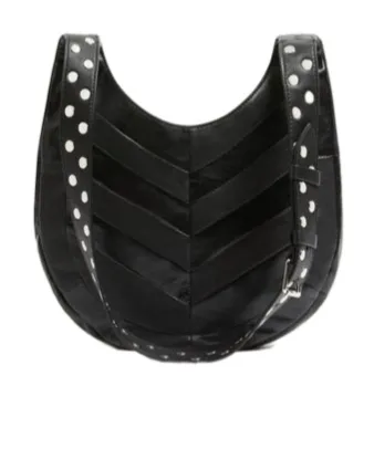 Valentino Garavani Hoboho Small Hobo Bag In Chevron-Patterned Nappa Leather