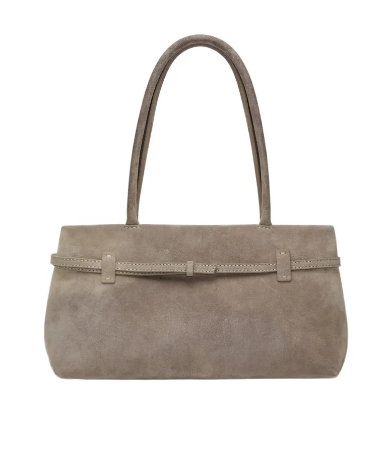 Manu Atelier Buckle Detailed Shoulder Bag