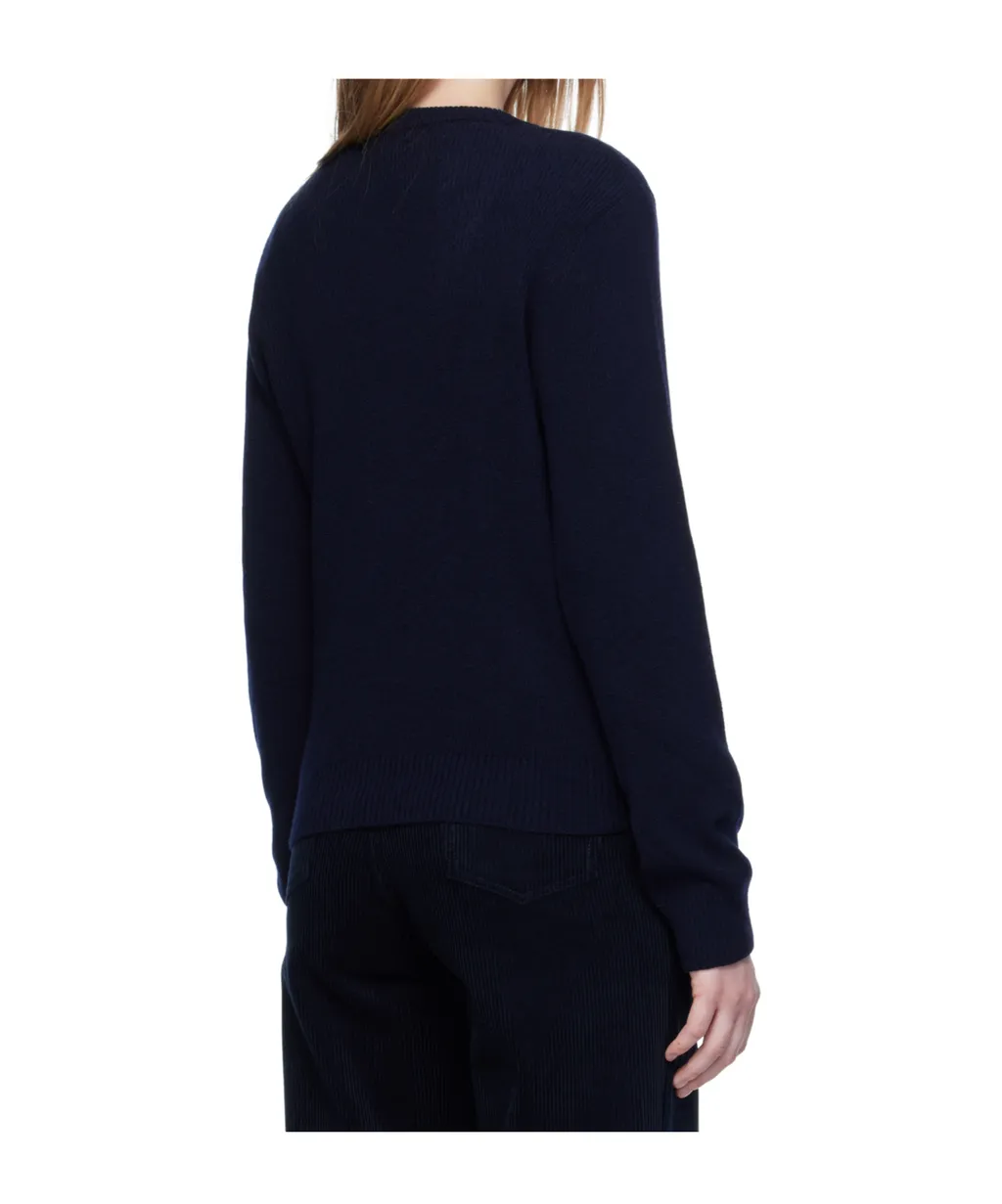V-Neck Ribbed Jumper