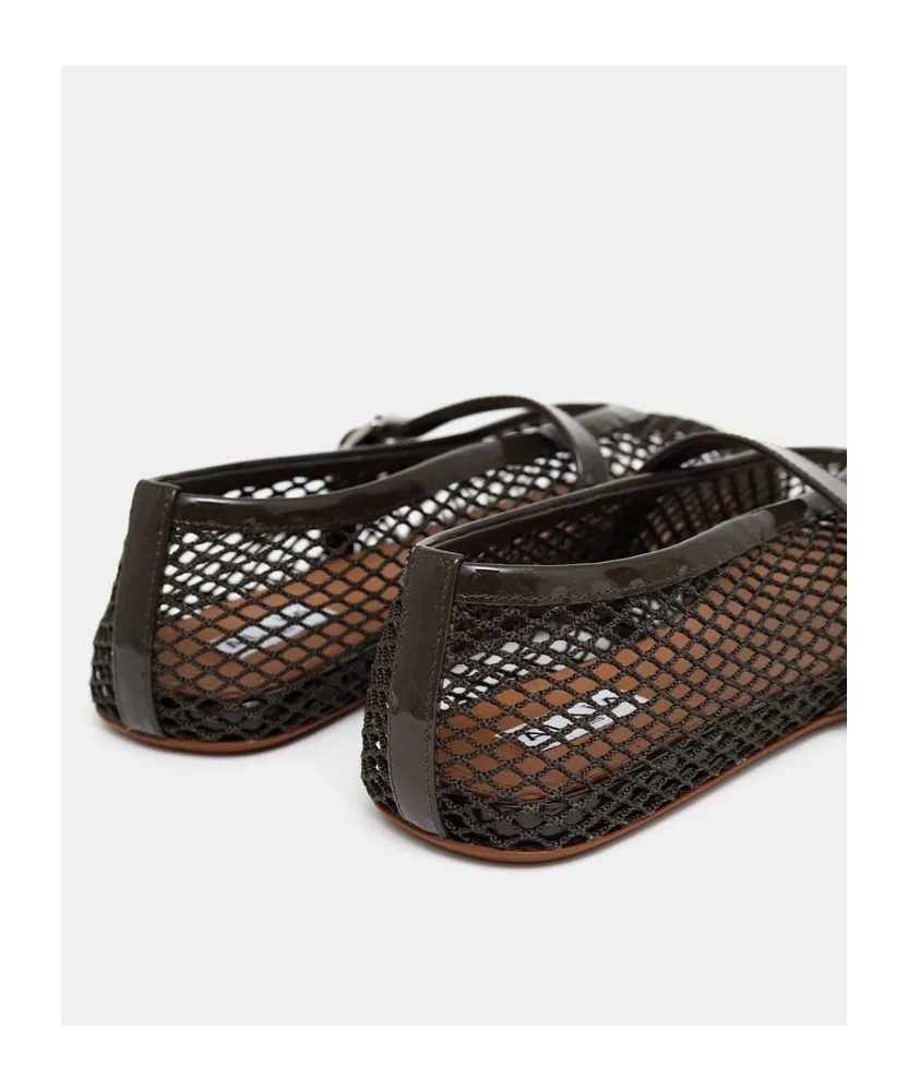 AlaÏA Fishnet Ballet Flats