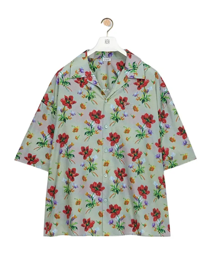 Loewe Floral Printed Short-Sleeved Shirt