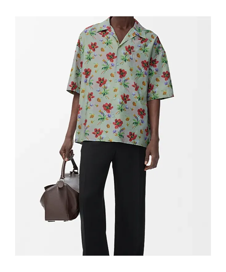 Loewe Floral Printed Short-Sleeved Shirt
