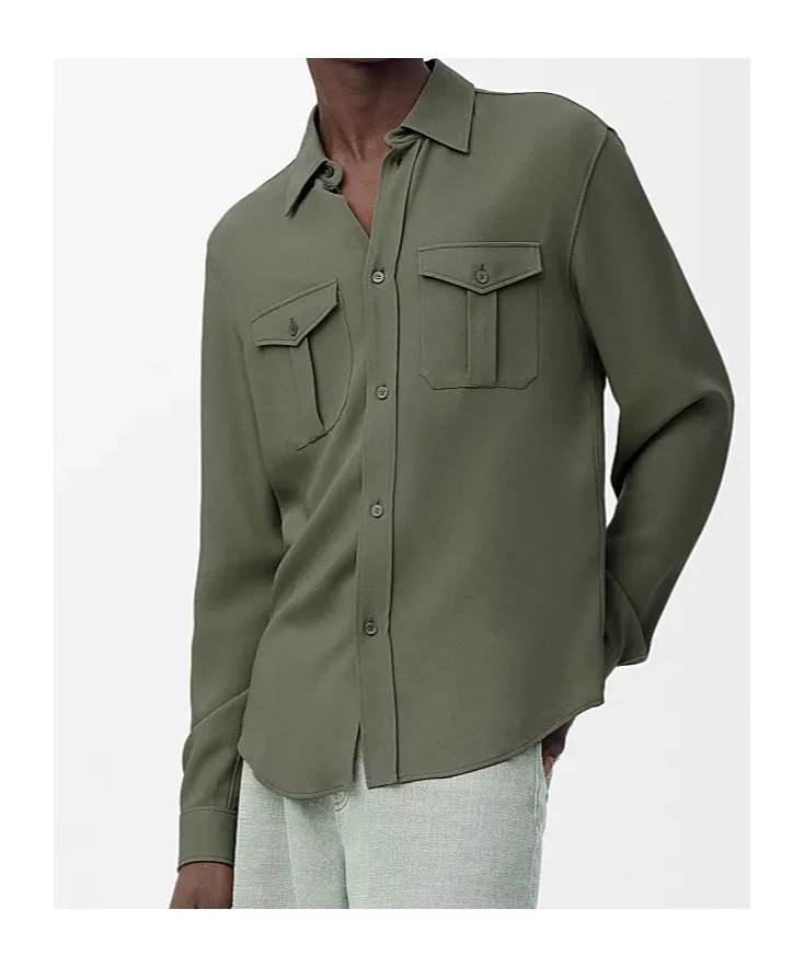 Shirt In Viscose Blend