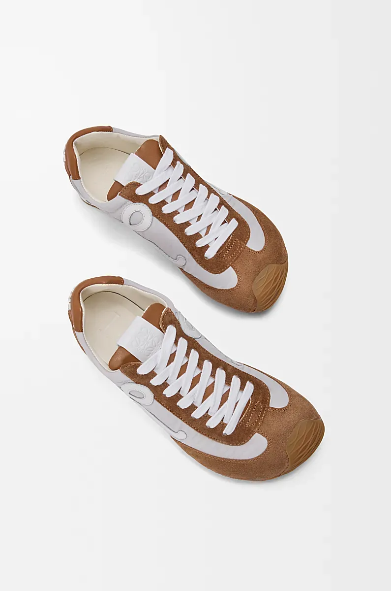 Ballet Runner 2.0 In Nylon And Calfskin