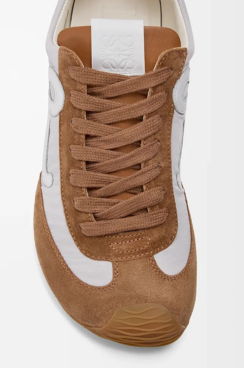 Ballet Runner 2.0 In Nylon And Calfskin