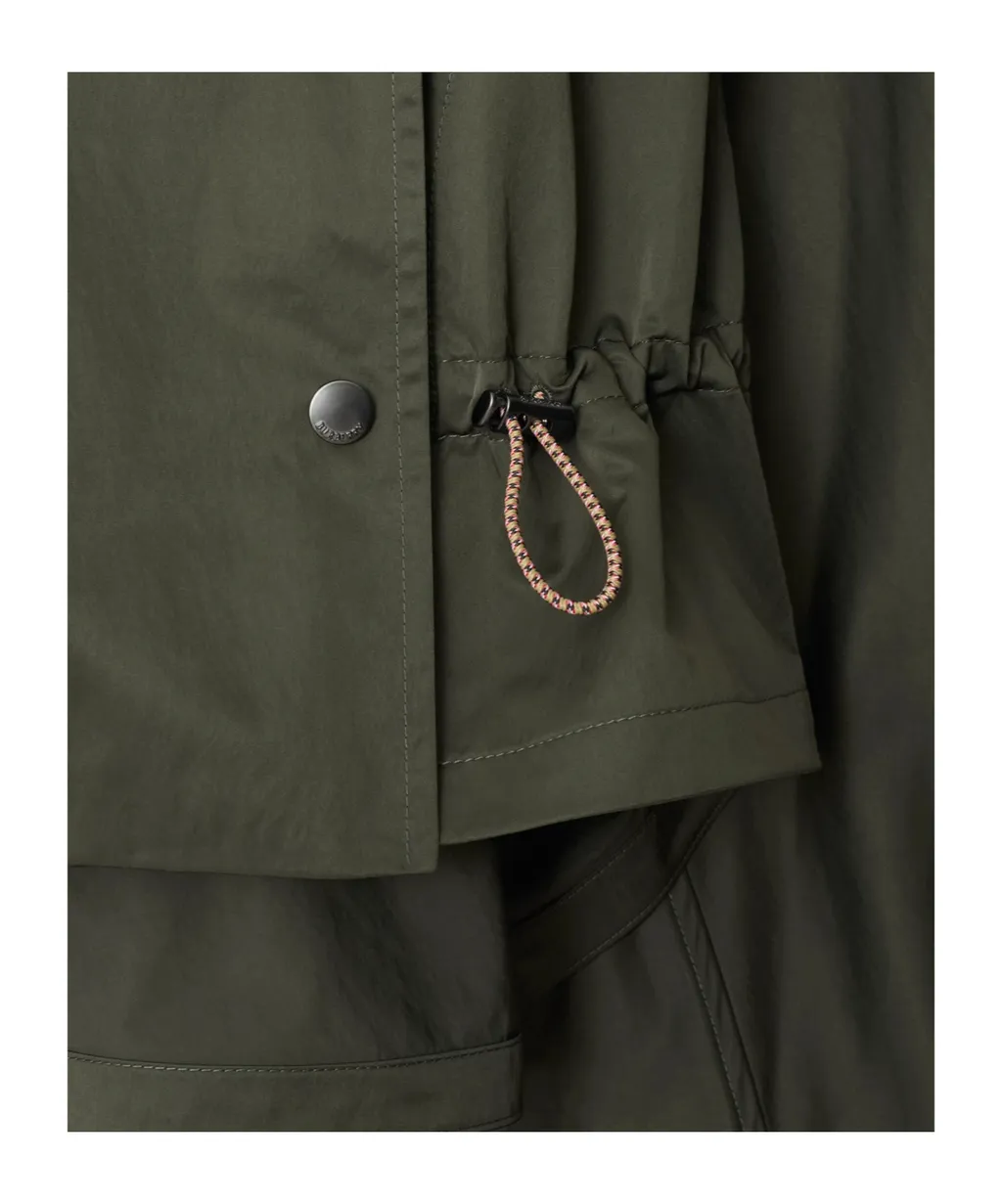 Satin Hooded Jacket
