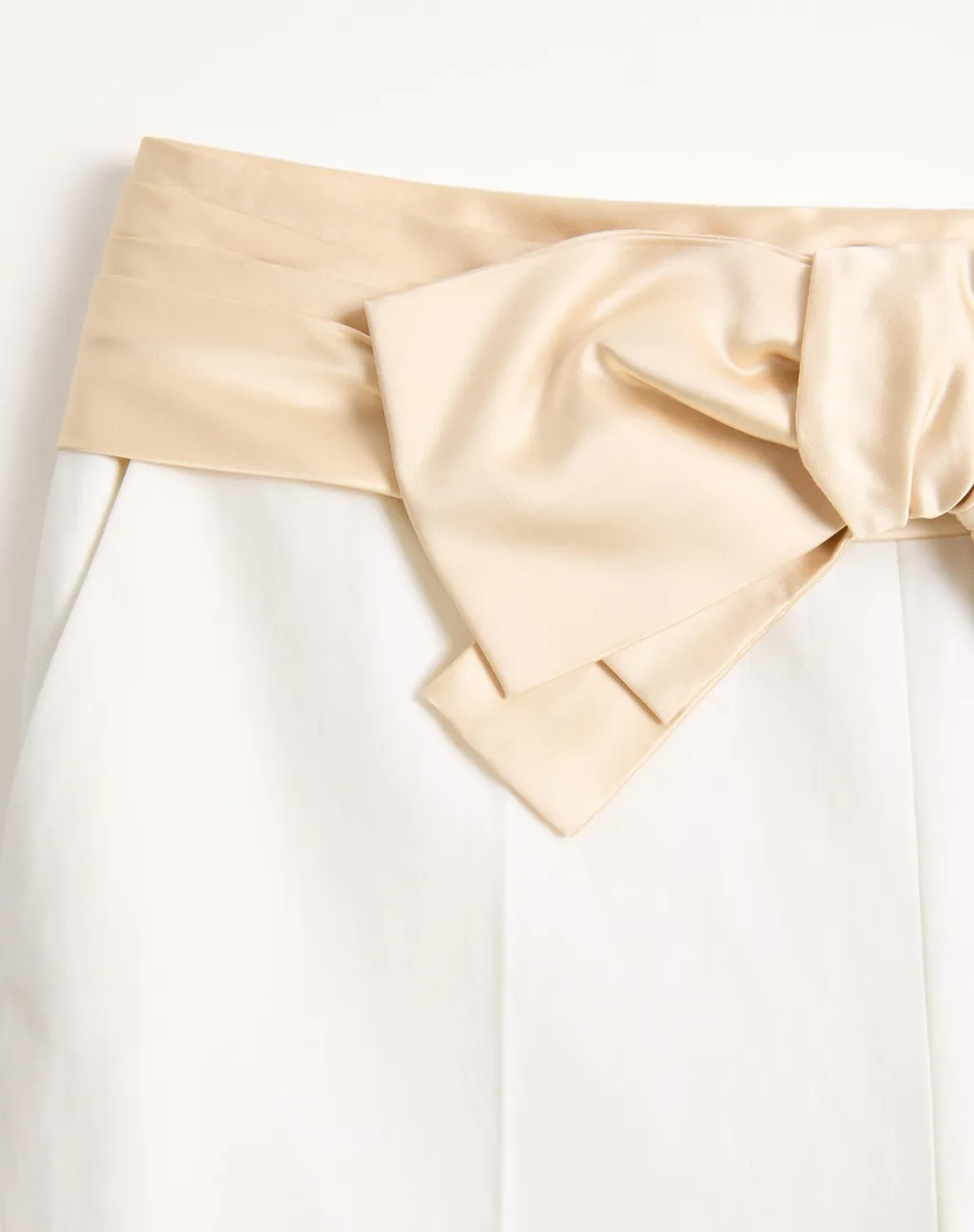 Valentino Bow Detailed Pleated Trousers