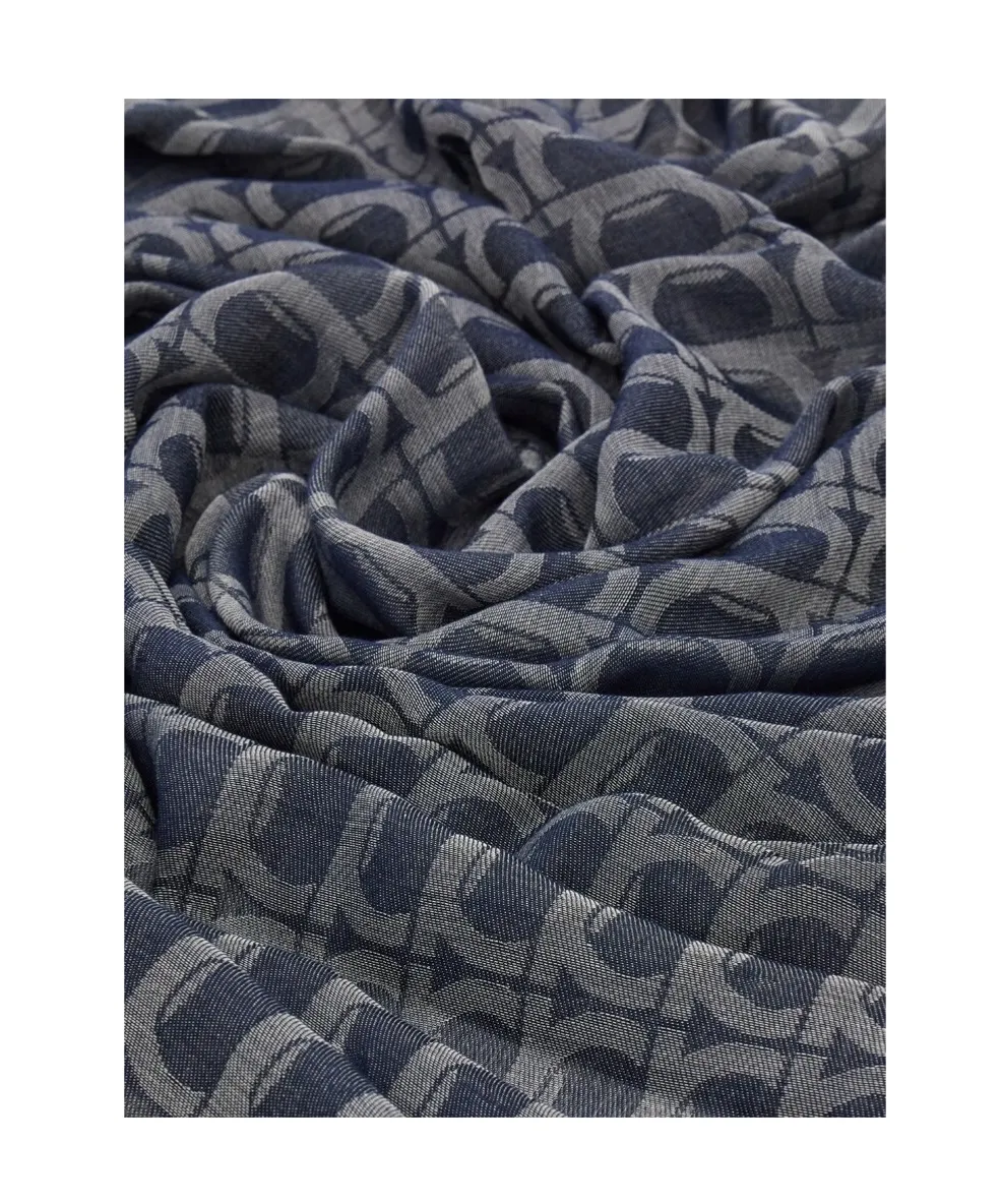 Ferragamo Gancini Frayed-Edge Scarf