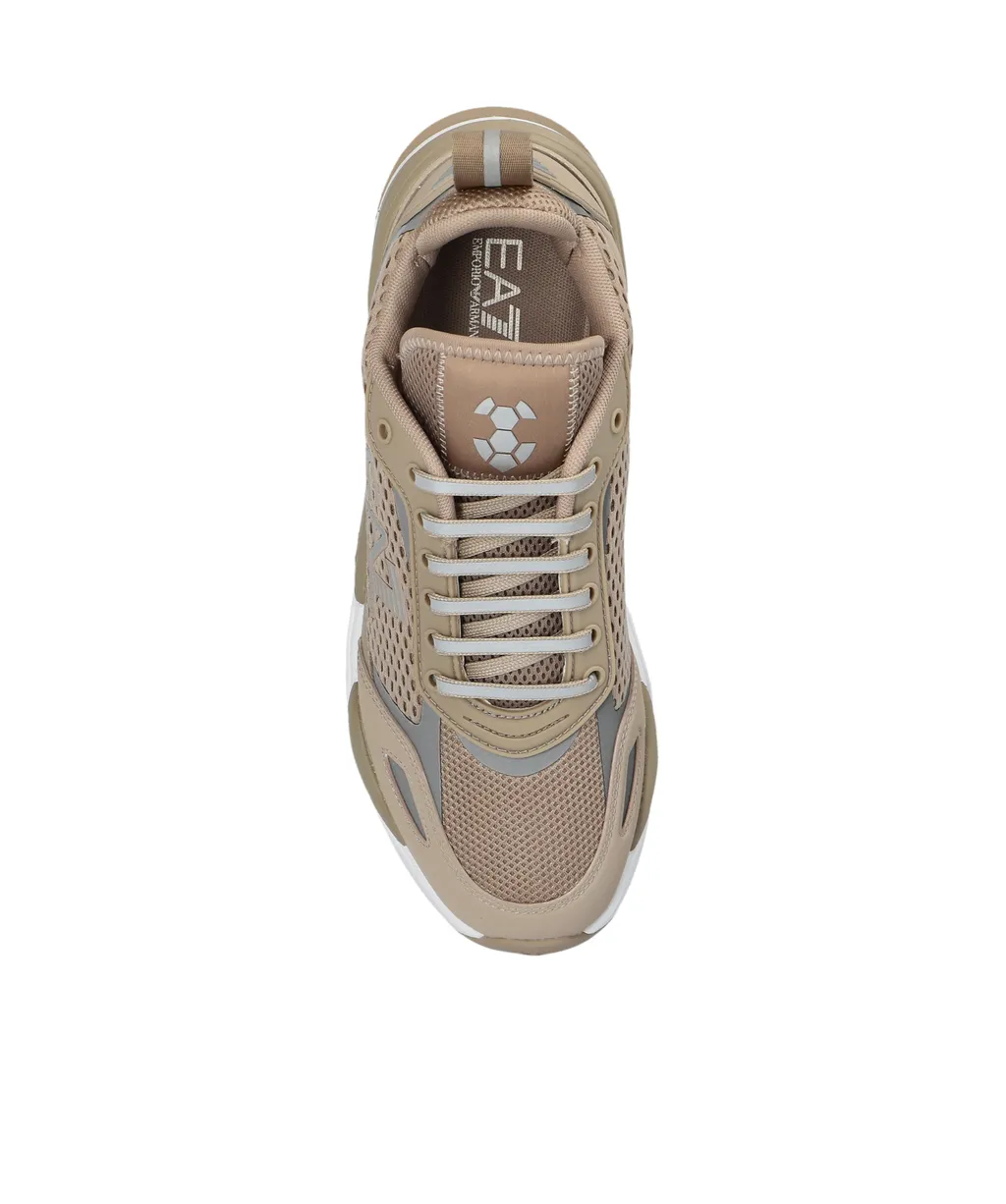 Ea7 Emporio Armani Ace Runner Mesh Panelled Sneakers