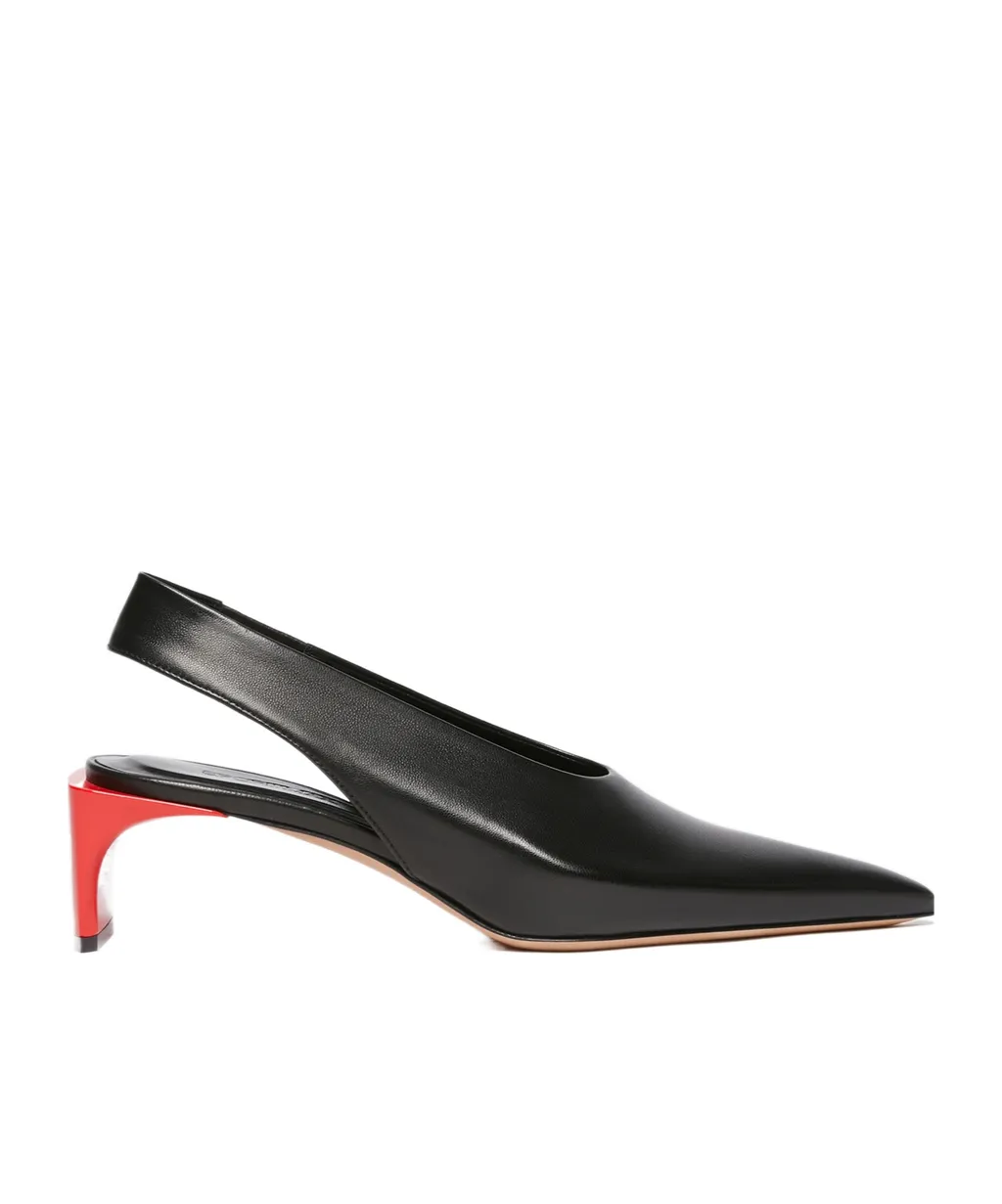 Sportmax Pointed-Toe Slingback Pumps