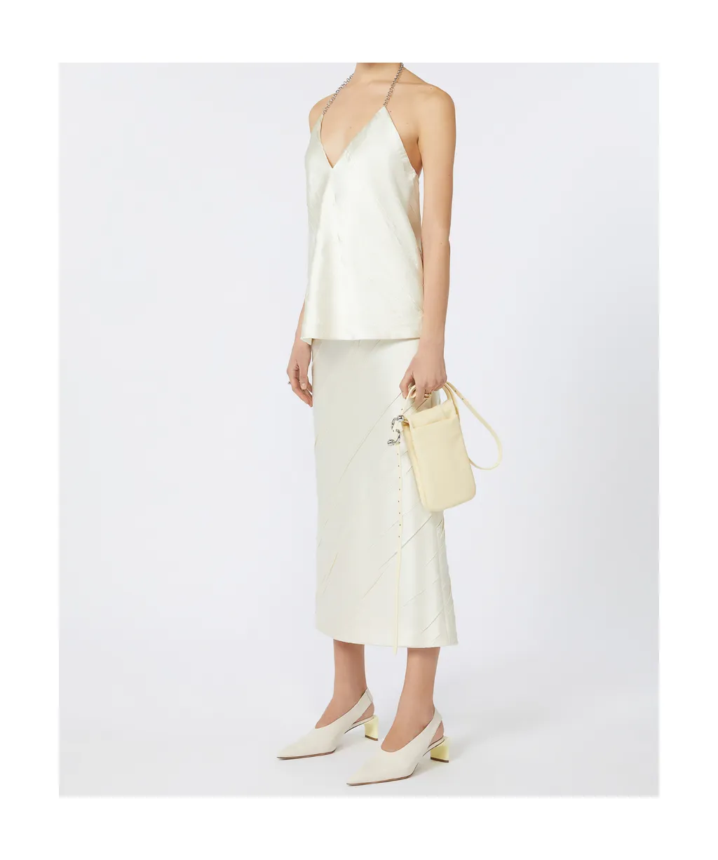 Sportmax V-Neck Chain-Detailed Top