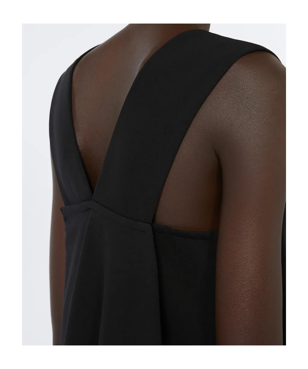 Sleeveless Crepe Dress