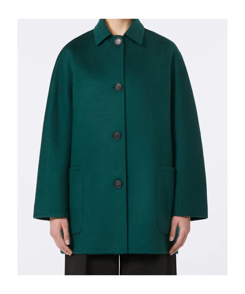 Short Pure Cashmere Coat