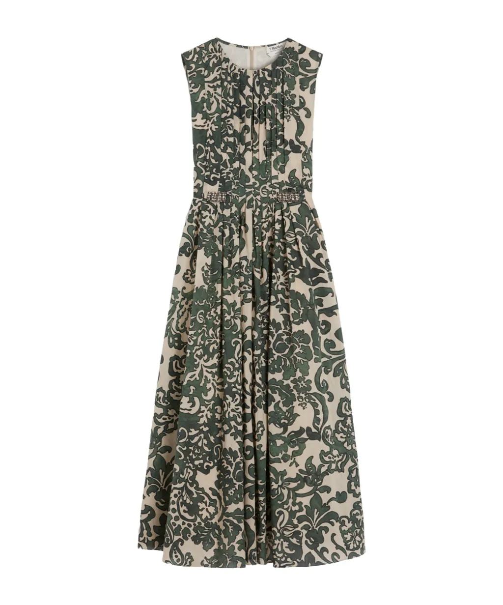 Printed Cotton Voile Dress