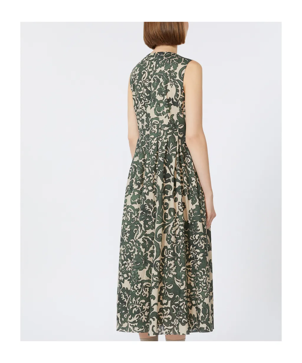 Printed Cotton Voile Dress