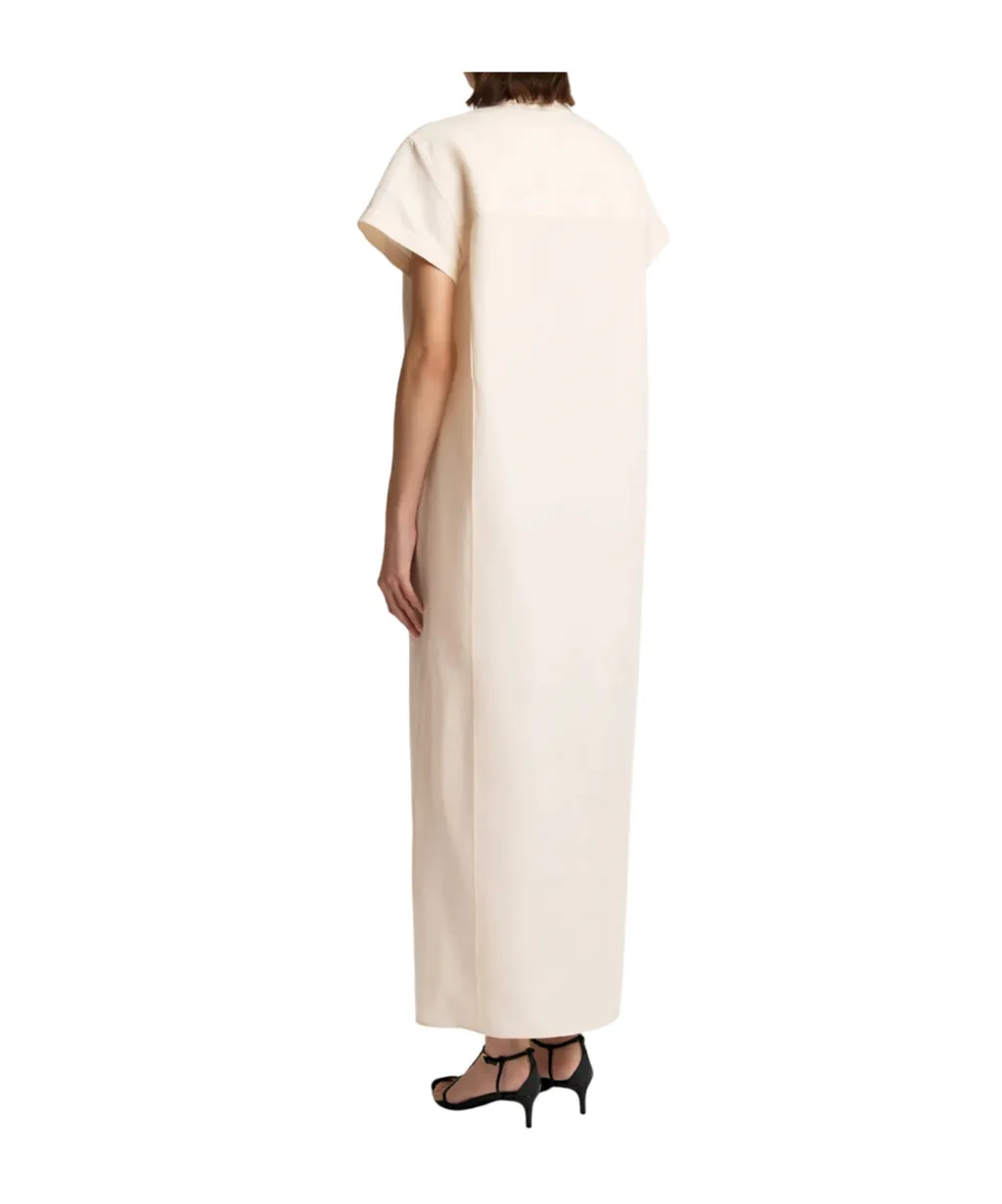 Khaite Effy Short-Sleeved Dress