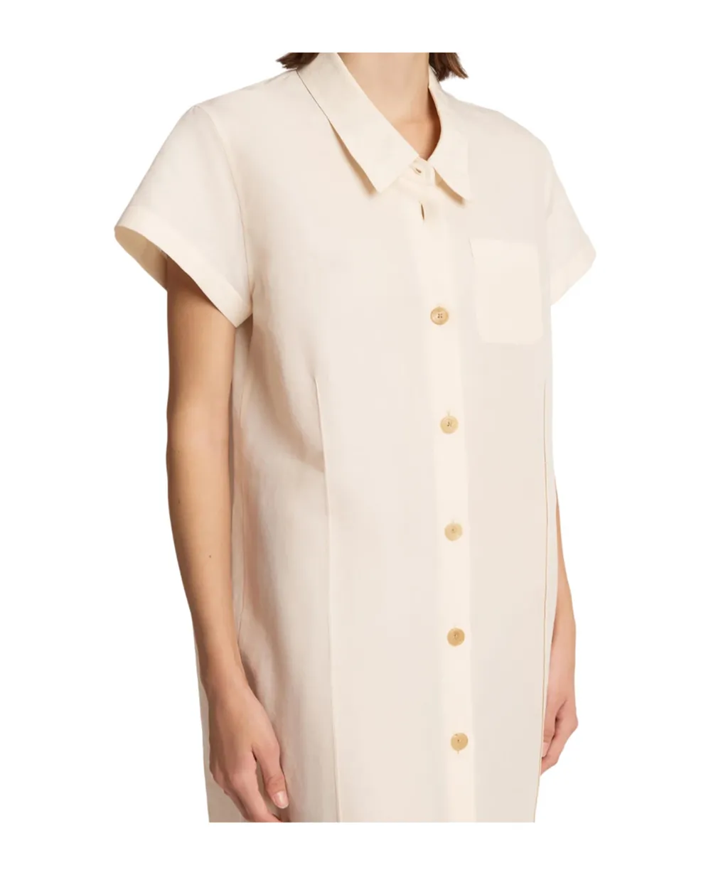 Khaite Effy Short-Sleeved Dress