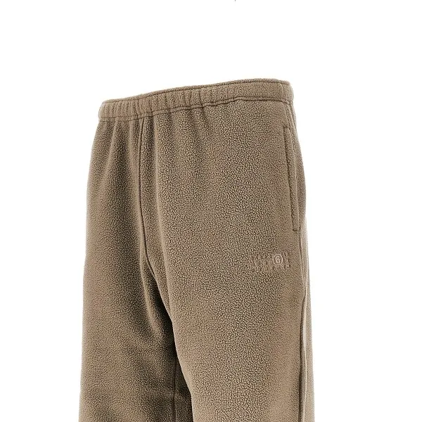 Mm6 Maison Margiela Logo Embroidered Track Pants