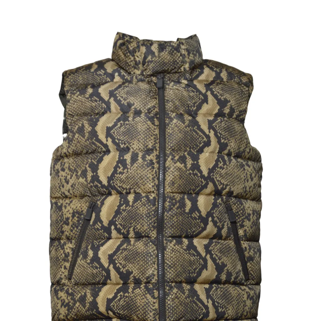 Aspesi Printed Zip-Up Gilet
