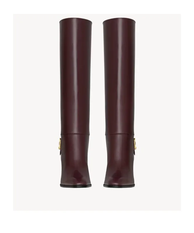 Saint Laurent Julia Square Toe Boots