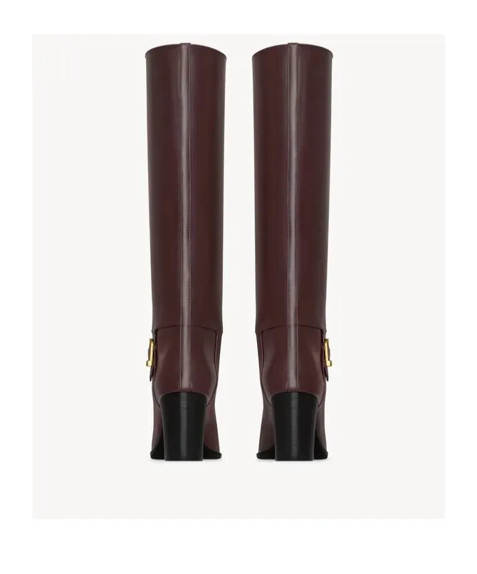 Saint Laurent Julia Square Toe Boots