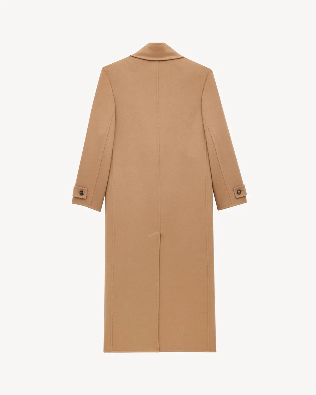 Saint Laurent Double-Breasted Long Coat