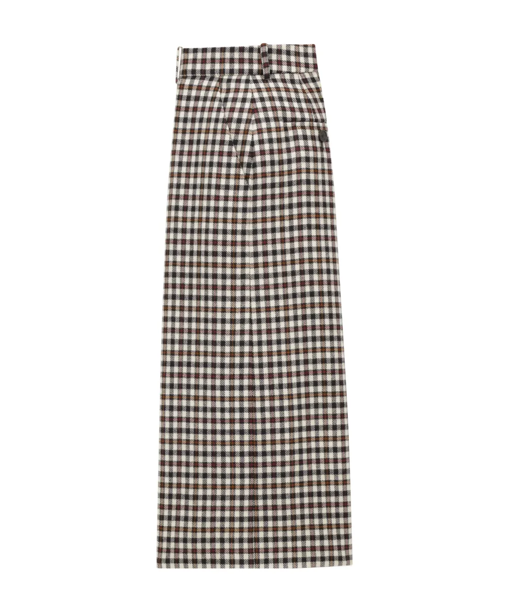 Culottes In Wool Check