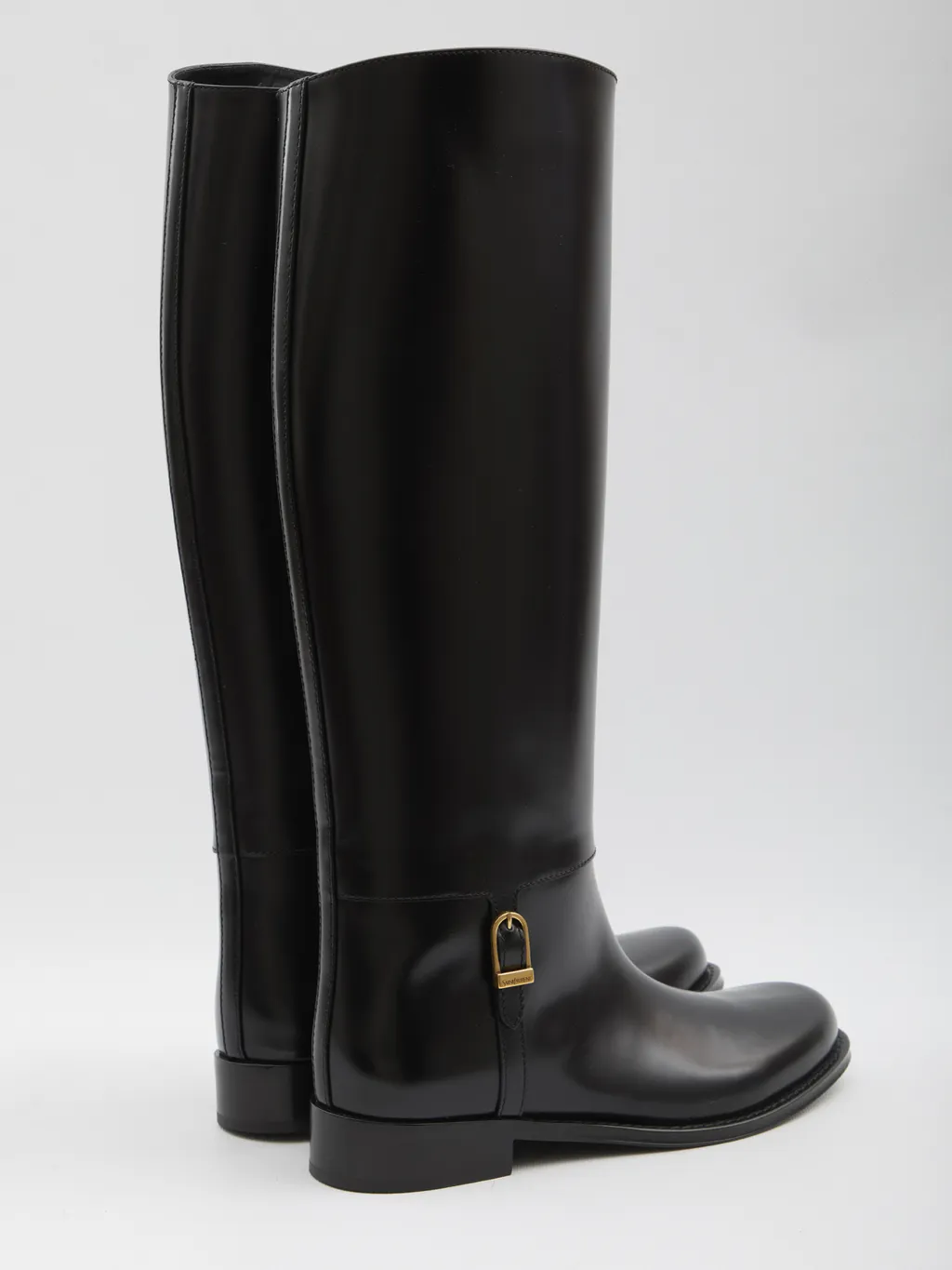 Saint Laurent Julia Logo Engraved Boots