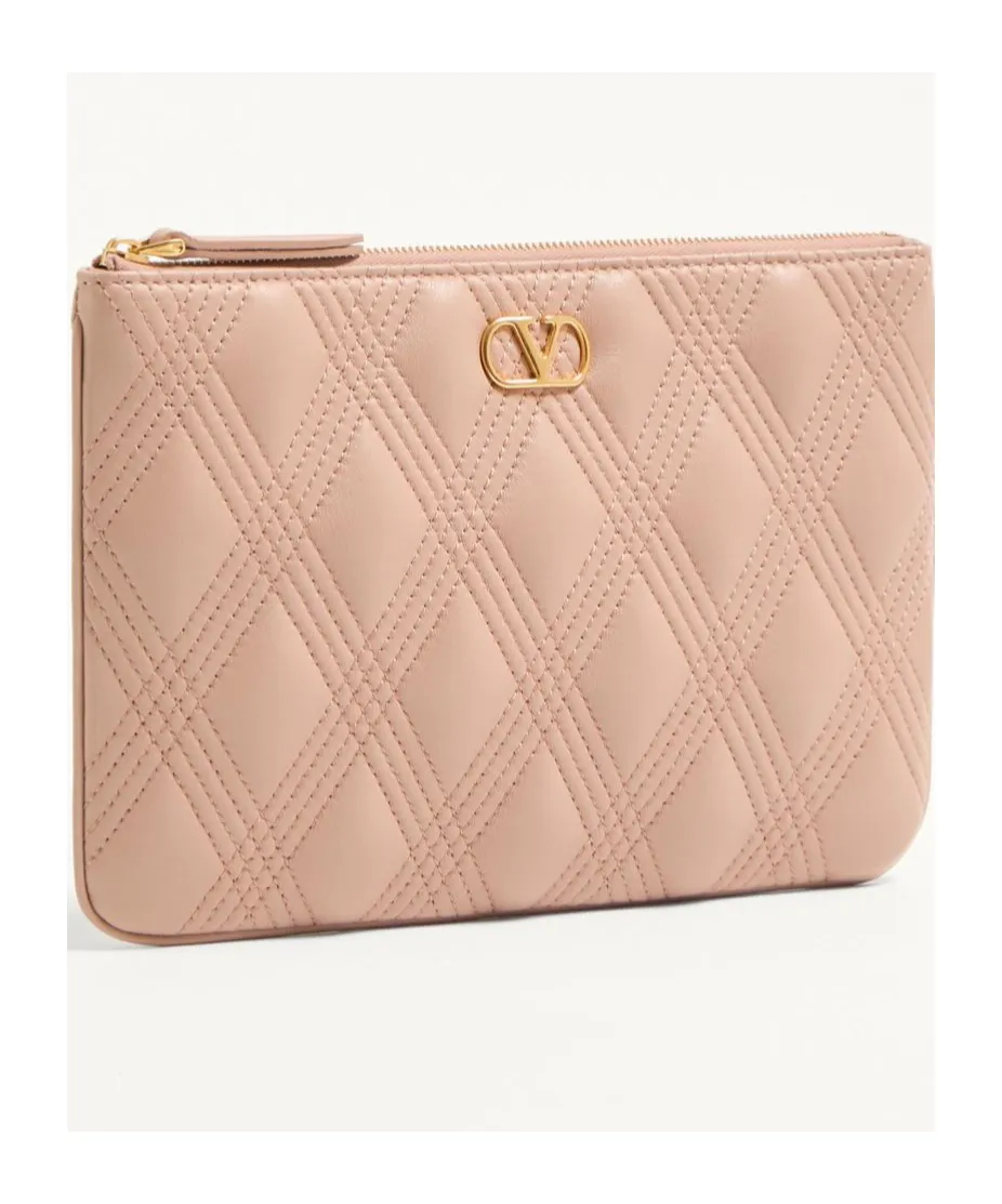 Valentino Quiltie 67 Zip-Up Clutch Bag