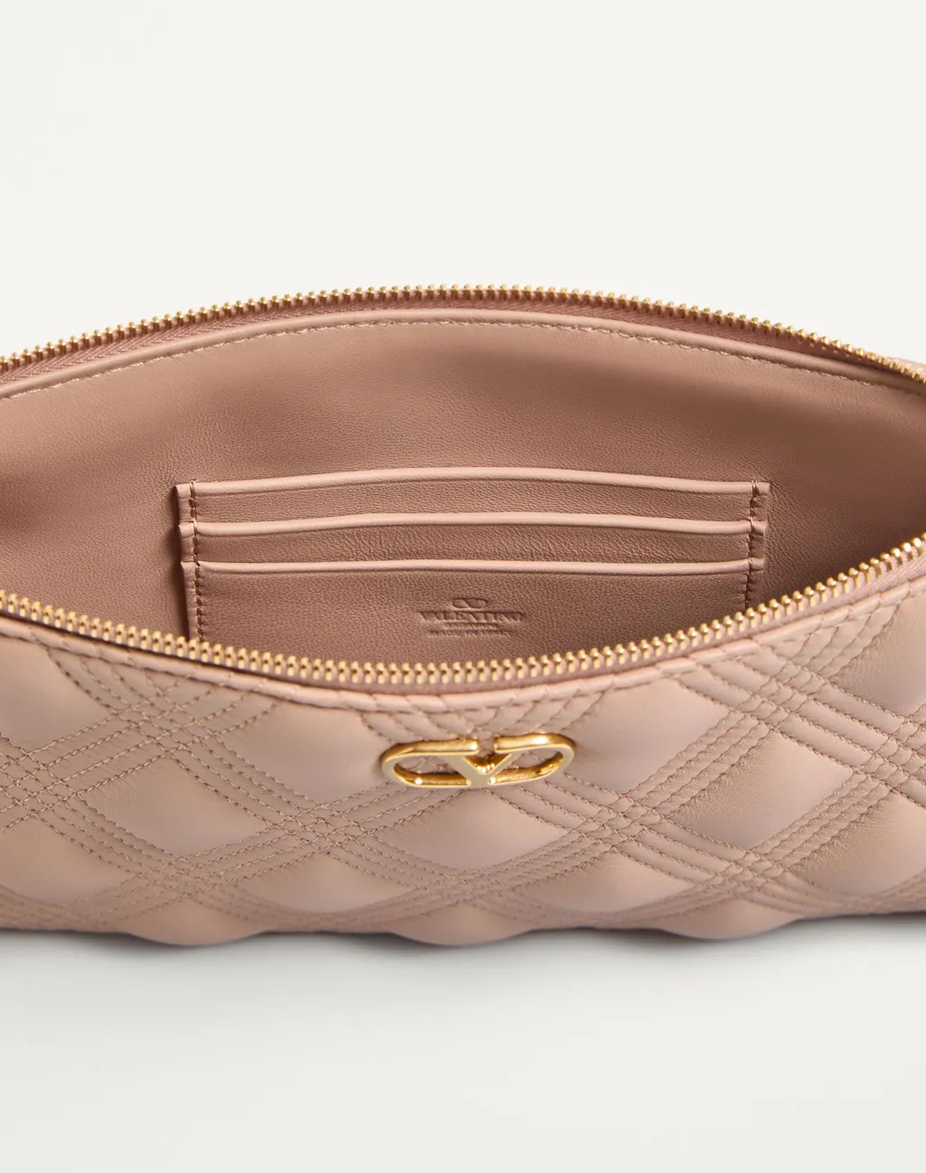 Valentino Quiltie 67 Zip-Up Clutch Bag