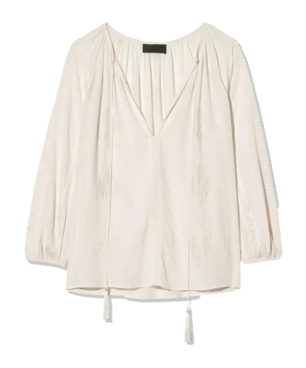Embroidered Detail Blouse