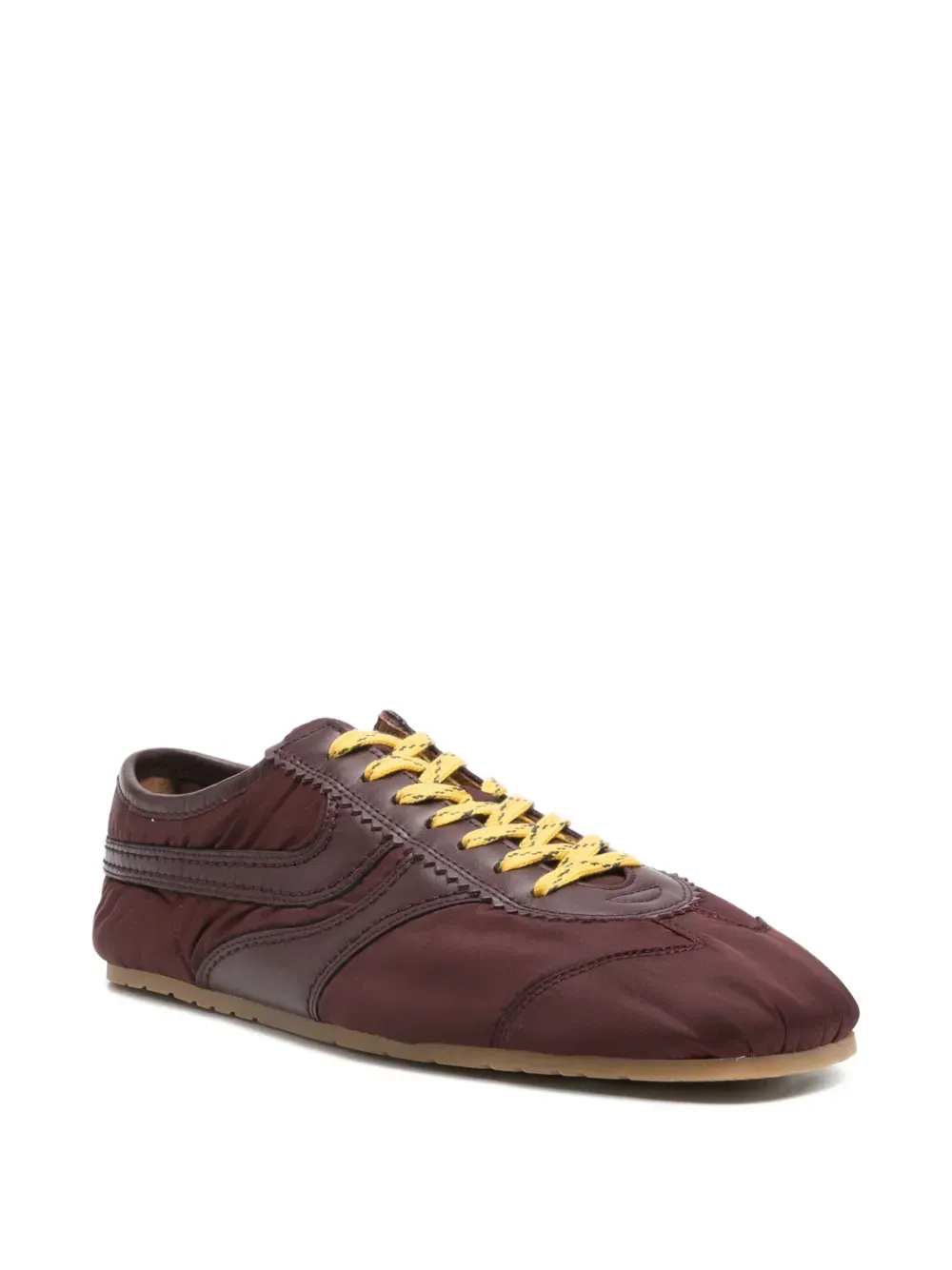 Dries Van Noten Round Toe Lace-Up Sneakers